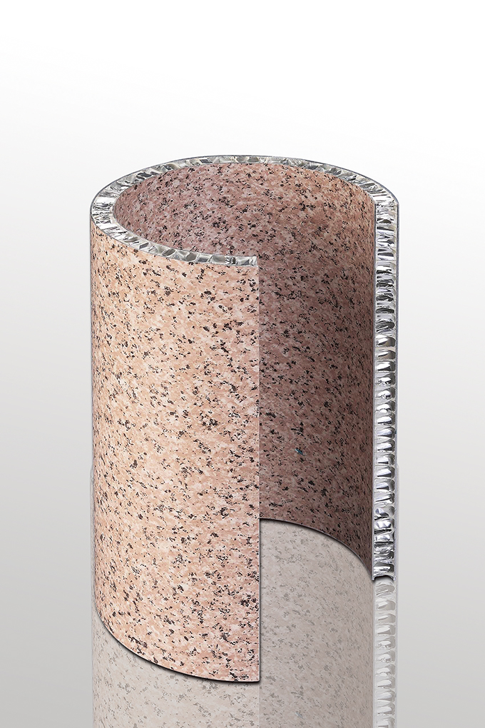cylindrical honeycomb plate