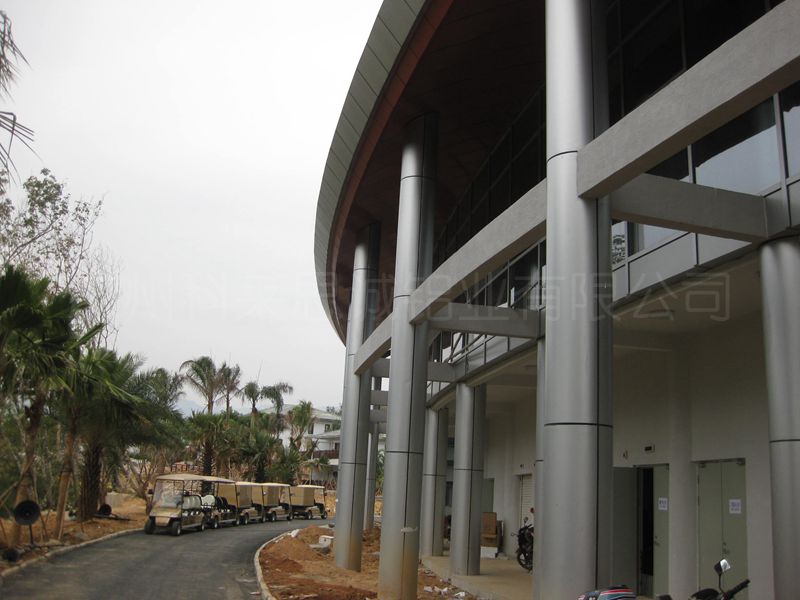 aluminum veneer curtain wall