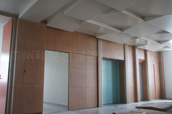 Special-shaped aluminum veneer