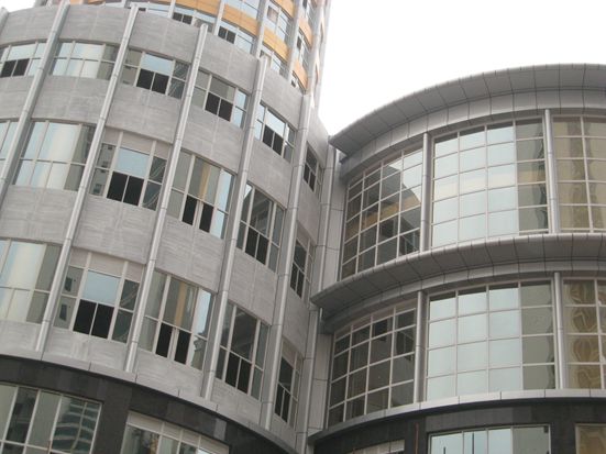 aluminum veneer curtain wall