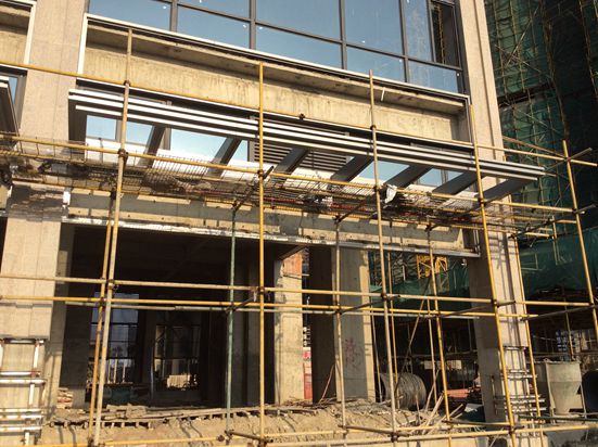 Stone honeycomb panel curtain wall