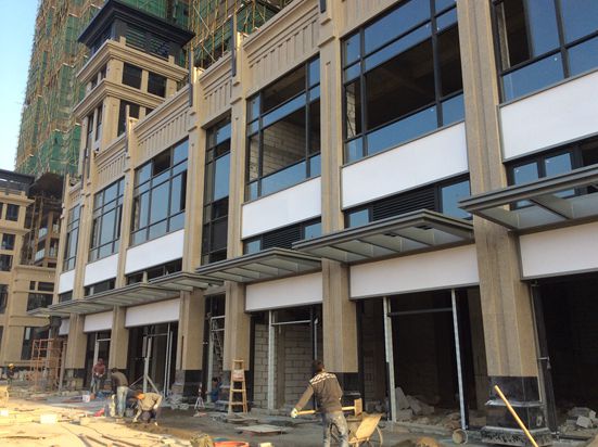 Stone honeycomb panel curtain wall