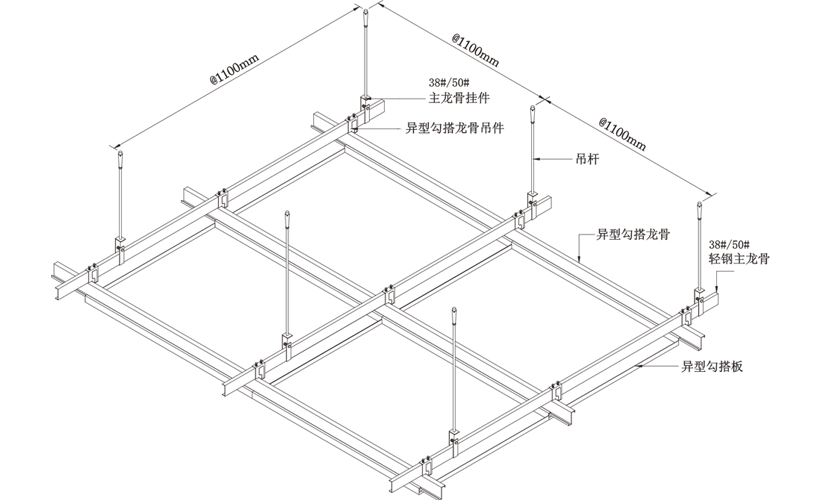 Installation Drawing of Special-shaped Plate
