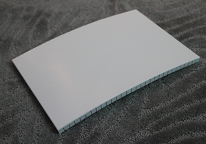 arc honeycomb panel