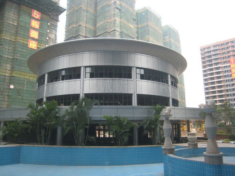 curtain wall aluminum veneer