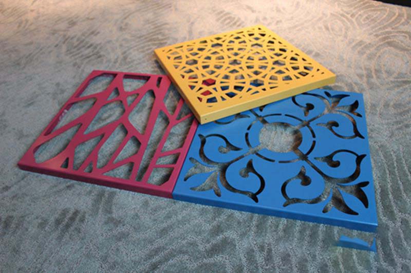 Carved aluminum veneer