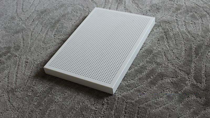Punched acoustic panel