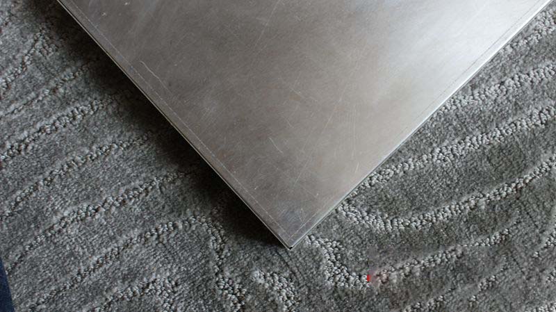 Punched acoustic panel