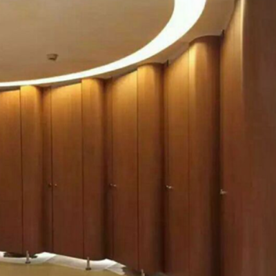 Aluminum honeycomb panel toilet partition