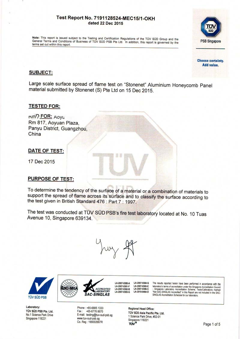 TUV Certification